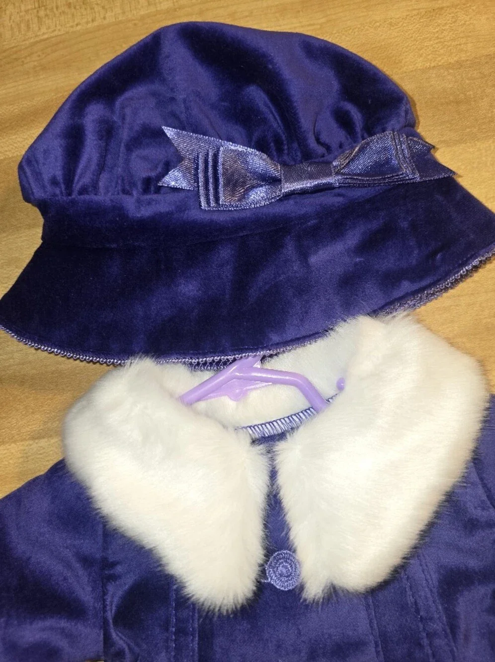 American Girl Rebecca's Winter Jacket Coat Hat Muff
